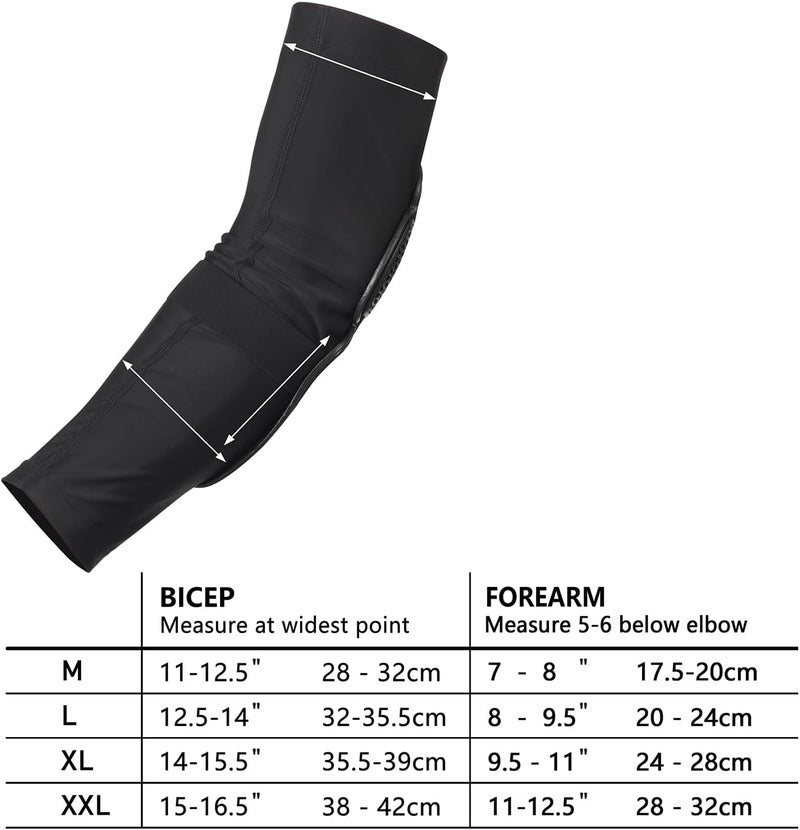 surlim Elbow Protection Pads,Mountain Bike Elbow Guards,MTB Elbow Pads,Skate & Skateboarding Protective Gear - Image 5